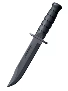 Cold Steel / Leatherneck Gumi Gyakorlókés S/F - Fekete