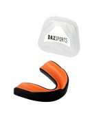 DAX BitFit Gel Mouthguard with Case - black – orange