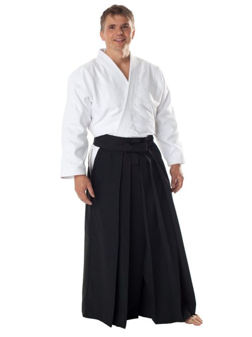 Hakama - klasszikus japán szabással - fekete