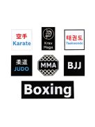 Hímzett tépőzáras felvarró - jelvény - patch