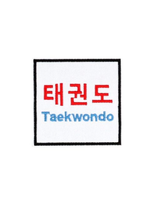 Hímzett tépőzáras felvarró - jelvény - patch