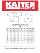 KAITEN Kuro 9 oz. – Črno/Bela Karate Obleka