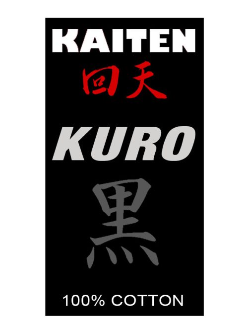 KAITEN Kuro 9 oz. – Črno/Bela Karate Obleka