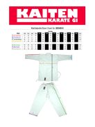 KAITEN Senshi karate kimono – WKF odobren – 200 cm