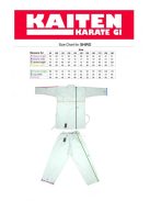 KAITEN Shiro karate ruha 
