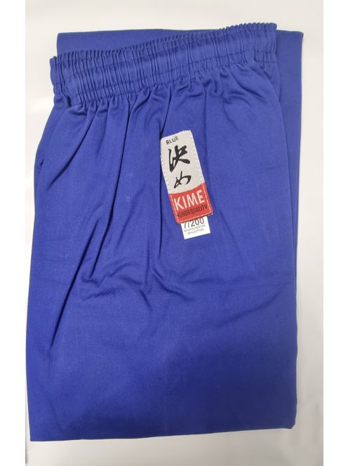 KIME Blue karate nadrág - kék színben, 200 cm 