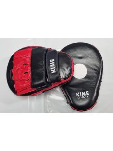   KIME Pontütő kesztyű, valódi bőr, EXTRA anatómikus, fekete-piros