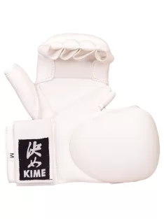 KIME Classic seikenvédő - hüvelykujj védővel - fehér