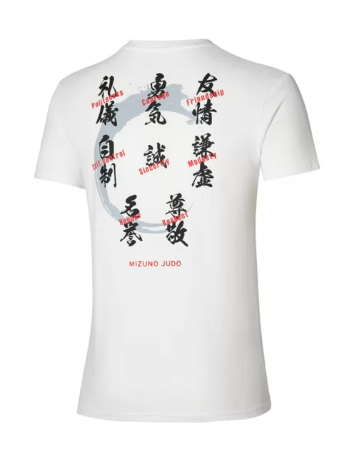 MIZUNO Moral Code Judo póló - Fehér