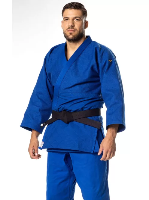 MIZUNO Yusho Best 2 IJF Judo kabát – Normál és Slim Fit, 750 g - Kék