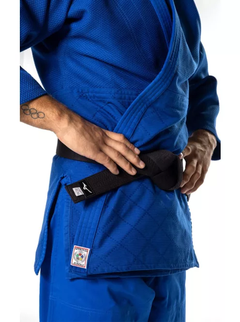 MIZUNO Yusho Best 2 IJF Judo kabát – Normál és Slim Fit, 750 g - Kék