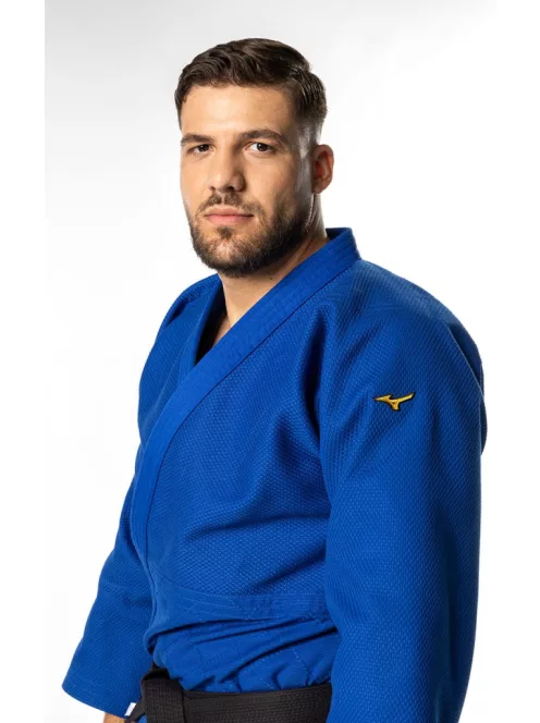 MIZUNO Yusho Best 2 IJF Judo kabát – Normál és Slim Fit, 750 g - Kék