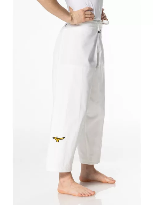 MIZUNO Yusho III judo nadrág - IJF Approved - Made in Japan - 750 g - Fehér