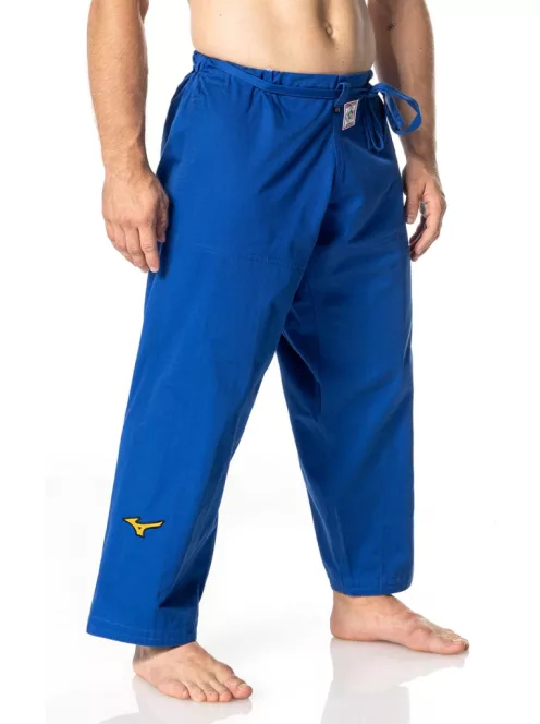 MIZUNO Yusho III judo nadrág - IJF Approved - Made in Japan - 750 g - Kék