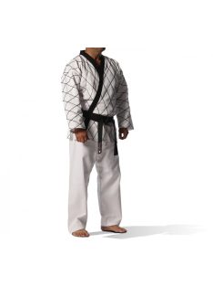 OLYMPUS Hapkido Fekete galléros, fekete rácsos mester ruha