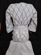 OLYMPUS Hapkido Master Uniform with Black Collar and Black Grid Embroidery