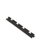 Rámpa szegély univerzális PVC garázs padlóhoz - sötét szürke ("B" oldali szegély)