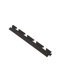   Rámpa szegély univerzális PVC garázs padlóhoz - sötét szürke ("B" oldali szegély)