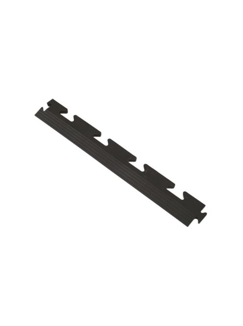 Rámpa szegély univerzális PVC garázs padlóhoz - sötét szürke ("B" oldali szegély)