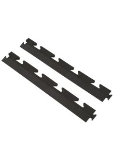   Rámpa szegély univerzális PVC garázs padlóhoz - sötét szürke ("B" oldali szegély)