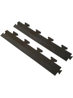   Rámpa szegély univerzális PVC garázs padlóhoz - sötét szürke ("A" oldali szegély)