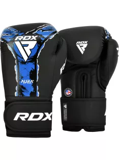 RDX F-17 Aura boszkesztyű - 14 oz, kék