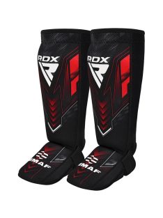 RDX IMMAF neoprén sípcsont- és lábfejvédő – piros