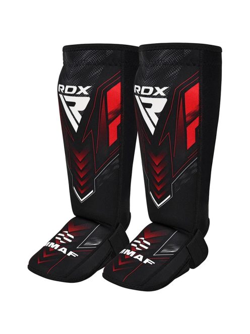 RDX IMMAF neoprén sípcsont- és lábfejvédő – piros
