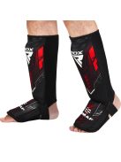 RDX IMMAF neoprén sípcsont- és lábfejvédő – piros