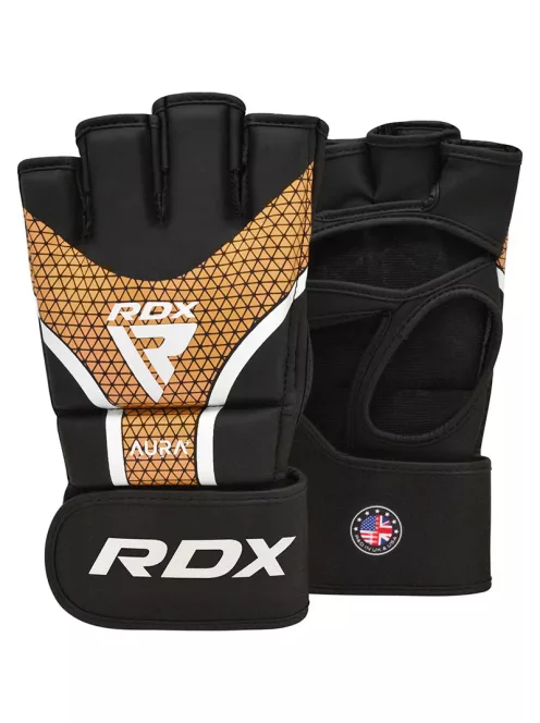 RDX MMA grappling kesztyű - Arany - Fekete