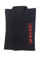 SHUREIDO Black Karate Jacket – for Kobudo Practice
