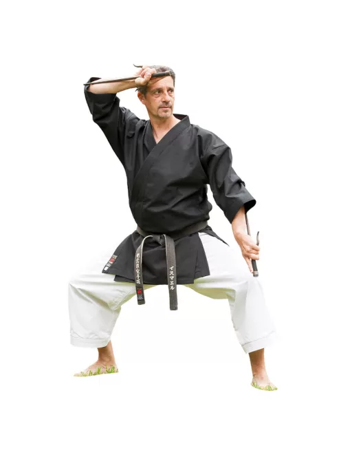 SHUREIDO Black Karate Jacket – for Kobudo Practice