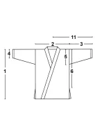SHUREIDO Black Karate Jacket – for Kobudo Practice