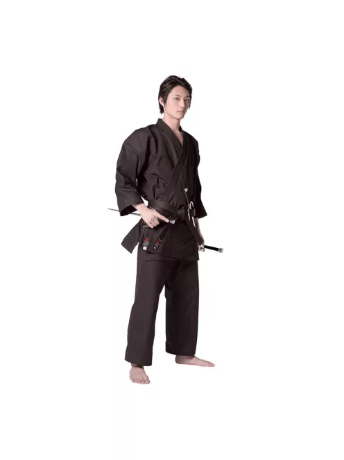 SHUREIDO Black Karate Uniform – for Kobudo Practice