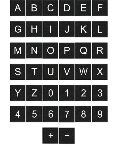 Tépőzáras felvarró - karakter - patch