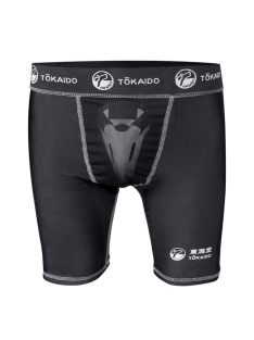   TOKAIDO Athletic lágyékvédő rövidnadrág fekete - WKF Approved