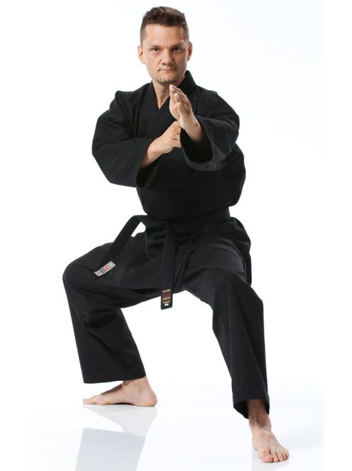 TOKAIDO Bujin Kuro, 14 oz., fekete karate ruha