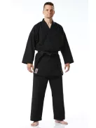 TOKAIDO Bujin Kuro, 14 oz., črni karate gi