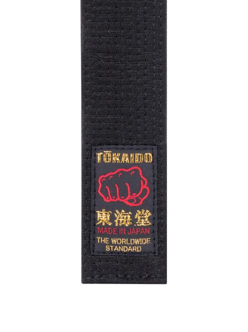 TOKAIDO fekete öv, made in JAPAN