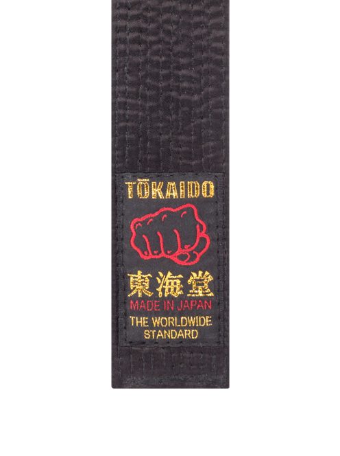 TOKAIDO fekete öv, made in JAPAN