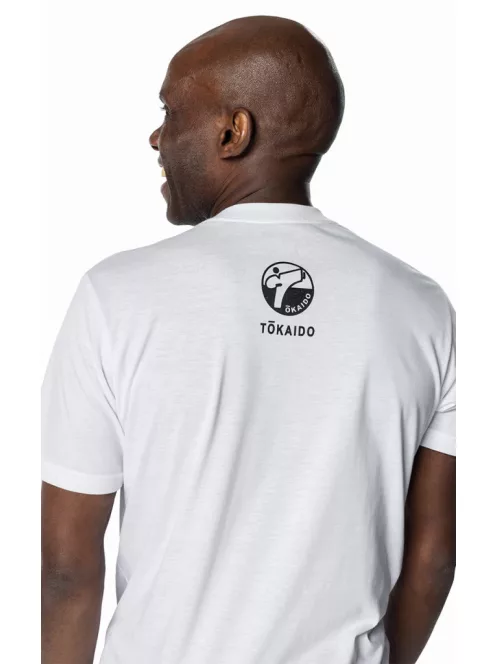 TOKAIDO JKA fehér pamut póló - Férfi