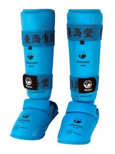   TOKAIDO Kanji WKF Approved lábszár- és lábfejvédő (kék)