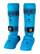 TOKAIDO Kanji WKF Approved lábszár- és lábfejvédő (piros)