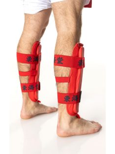 TOKAIDO Kanji WKF Approved lábszárvédő (piros)