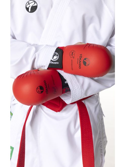 TOKAIDO Kanji WKF Approved seikenvédő, versenykesztyű (piros)