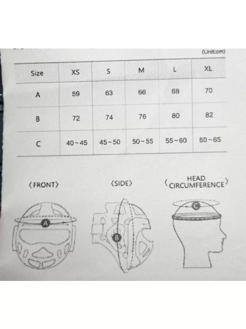 TOKAIDO fejvédő WKF Approved