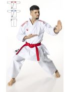 TOKAIDO Kata Master Duo karate ruha szett (2 kabáttal, kék és piros vállhímzéssel!), WKF Approved, 14 oz