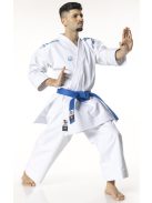 TOKAIDO Kata Master Duo karate komplet (2 jakni, modri in rdeči vezenje na ramenih!), WKF odobreno, 14 oz