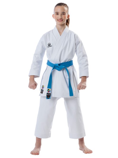 TOKAIDO Kata Master Junior karate ruha, WKF Approved, Slim Fit, 12 oz