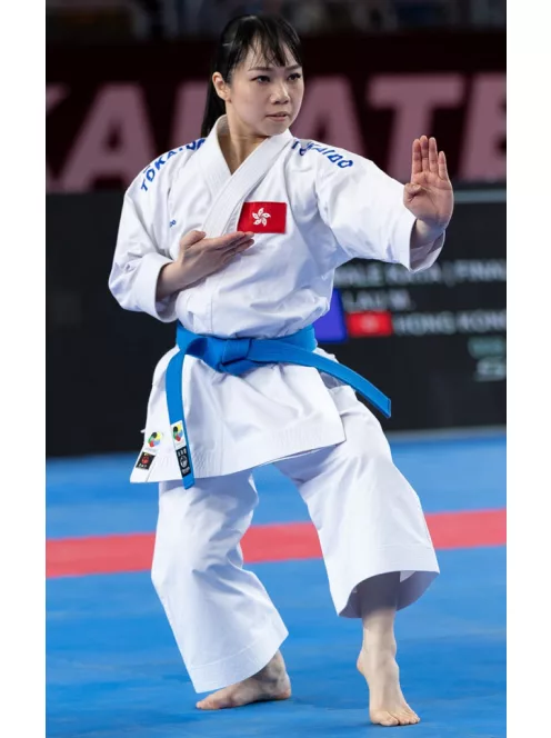 TOKAIDO Kata Master SEN - Blue - WKF Approved - Made in Japan - 10 oz Karate Uniform